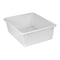 Romanoff Double Stowaway Storage Tote Tray, White, Polypropylene, 3 PK 13101 - alternate 2